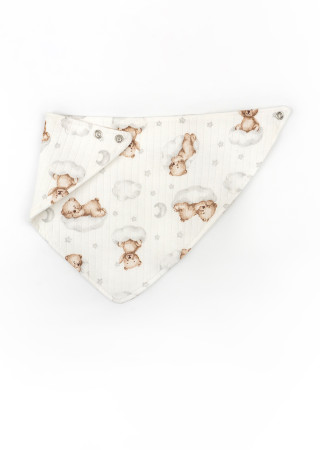 Непромокаемый слюнявчик-бандана для малышей