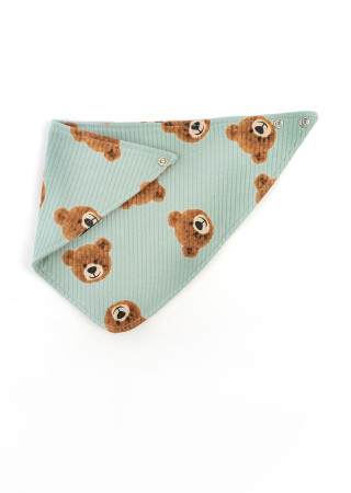Непромокаемый слюнявчик-бандана Cute Bear