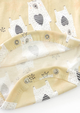 Crown baby bodysuit short sleeve summer