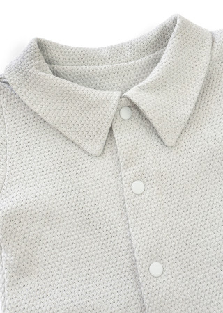 Baby Boy Bodysuit Shirt with Buttons