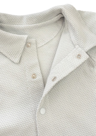 Baby Boy Bodysuit Shirt with Buttons