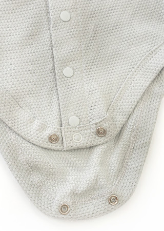 Baby Boy Bodysuit Shirt with Buttons