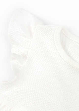 Боди-платье для девочки с рукавами крылышками и повязкой