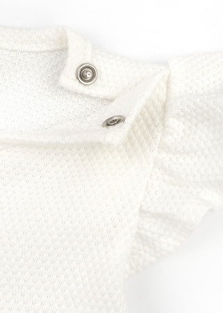 Боди-платье для девочки с рукавами крылышками и повязкой