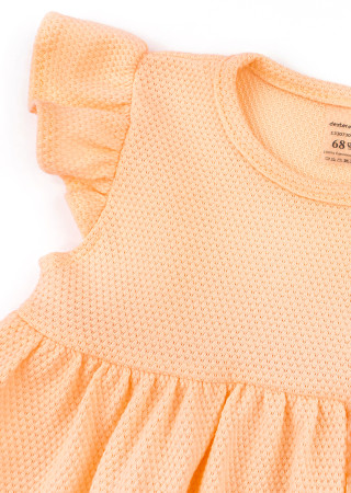Baby Bodysuit Dress with Headband – Jacquard Cotton