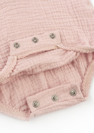 Baby Girl Muslin Button Bodysuit