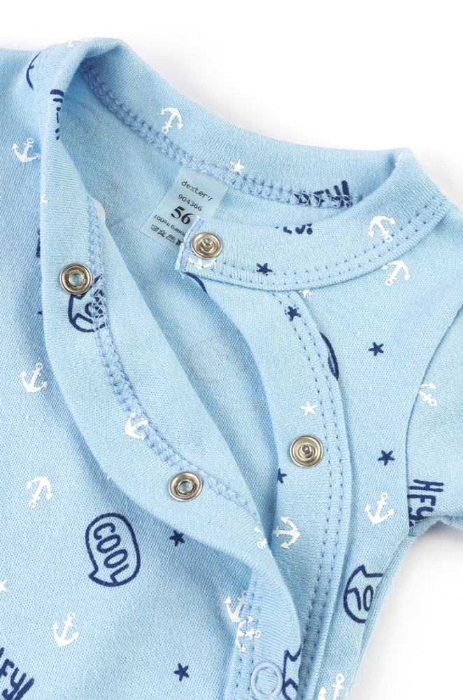 Baby Bodysuit Short Sleeve Full Snap Cool