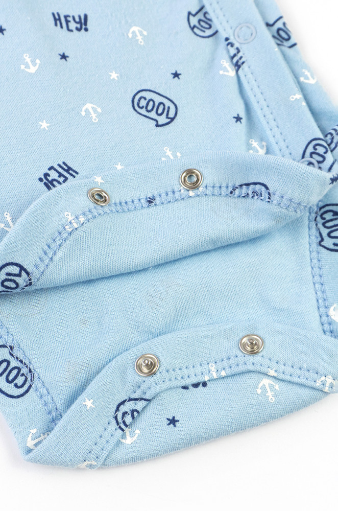 Baby Bodysuit Short Sleeve Full Snap Cool