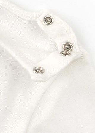 Cute Bears Bodysuit for Boys – Boat Neck, Interlock Cotton