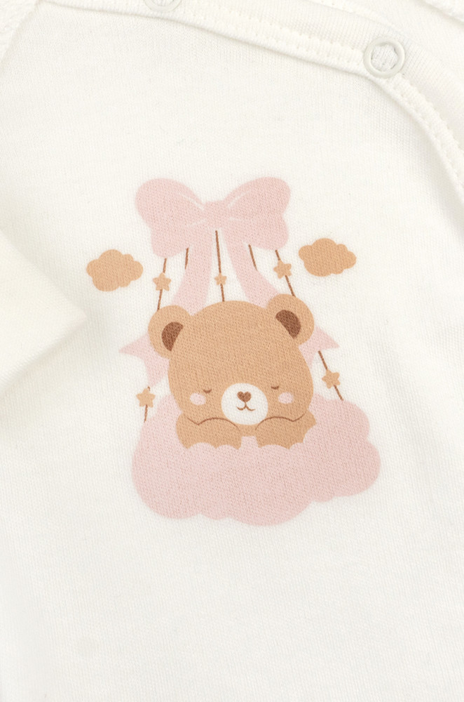 Body z długim rękawem dla noworodków o niskiej wadze Teddy Basket