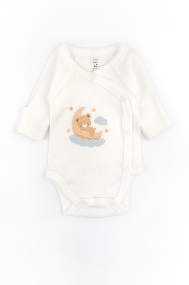 Body z interlocku dla wcześniaków Teddy Dream bez ocieplenia