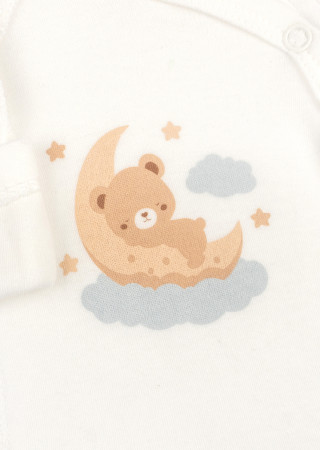 Body z interlocku dla wcześniaków Teddy Dream bez ocieplenia