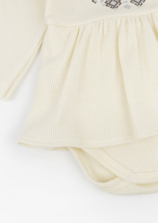 Боди из вафельной ткани с повязкой