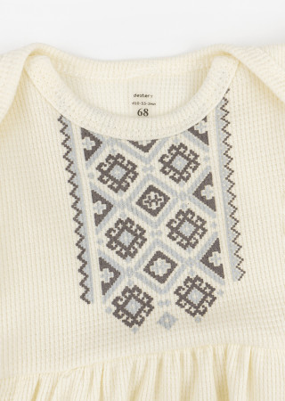 Боди из вафельной ткани с повязкой