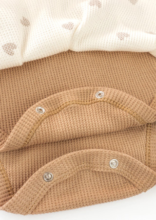 Sukienka body dla dziewczynki z opaską i motywem serca