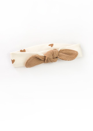 Sukienka body dla dziewczynki z opaską i motywem serca