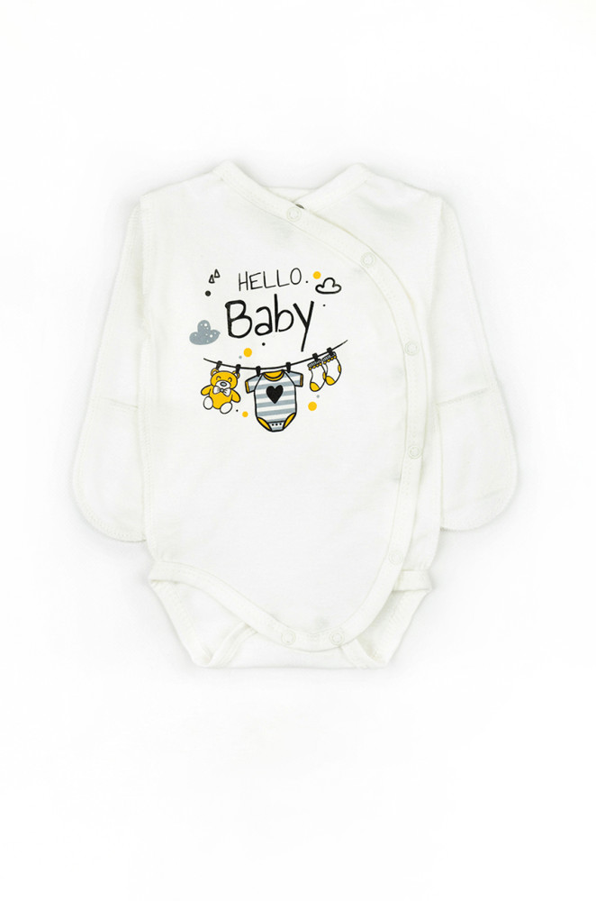 Боді для немовлят з довгим рукавом Hello Baby кулір