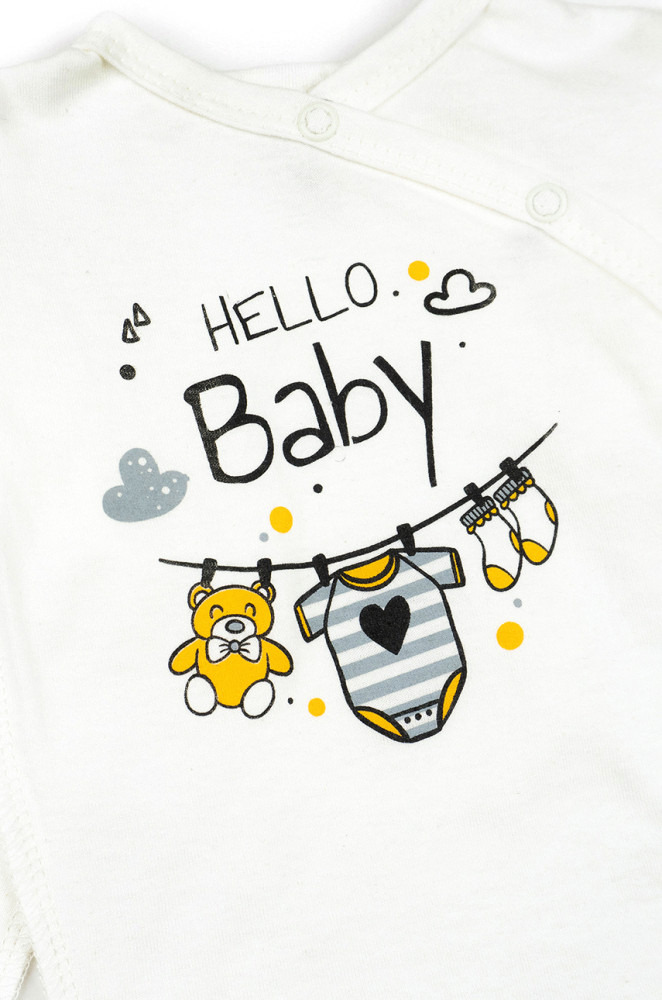 Боді для немовлят з довгим рукавом Hello Baby кулір