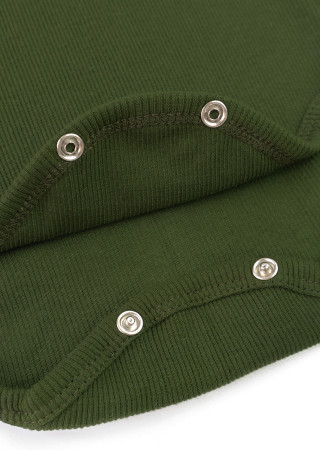 Body dziecięce z długim rękawem – materiał prążkowany