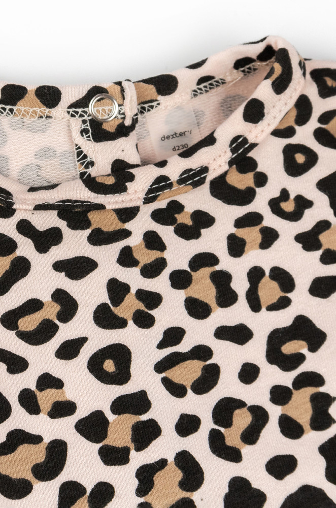 Baby Girl Bodysuit Dress with Tulle Skirt and Headband Leo