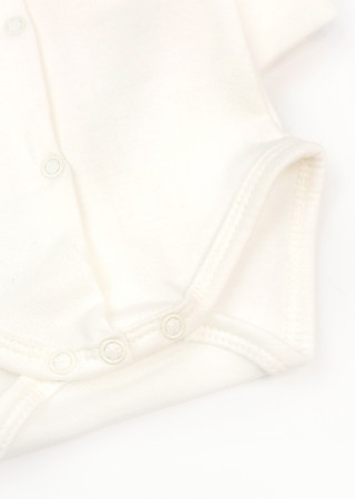 Baby Bodysuit with Long Sleeves and Snap Buttons