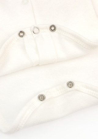 Baby Bodysuit with Long Sleeves and Snap Buttons