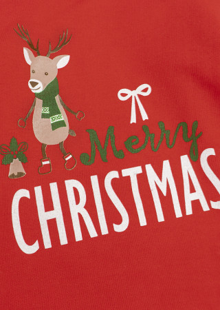 Baby Fleece Bodysuit Merry Christmas