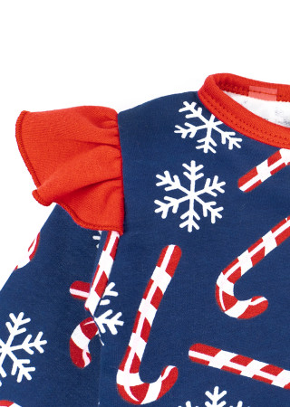 Świąteczna body-sukienka z opaską i skrzydełkami