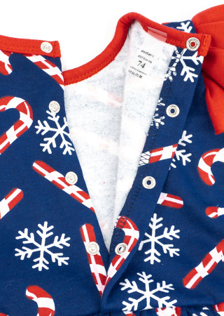 Świąteczna body-sukienka z opaską i skrzydełkami