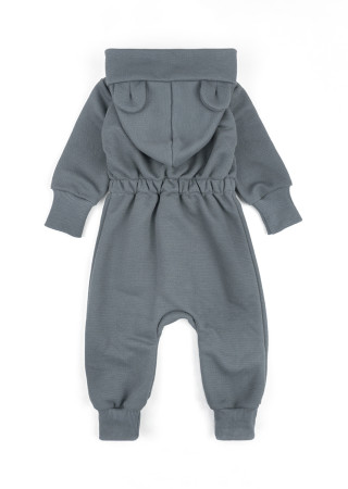 Kombinezon dziecięcy jednolity na sezon przejściowy z czapką