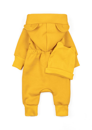 Baby jumpsuit Solar fleece with hat