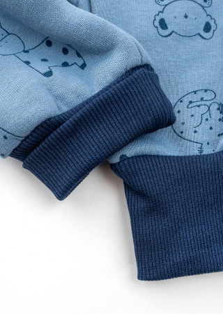 Ciepły romper Savanna z polarem i czapką dla dziecka