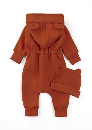 Kombinezon dziecięcy Cinnamon z kapturem i czapką