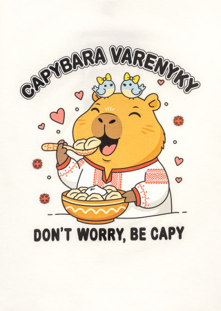 Kids Capybara Varenyky T-shirt