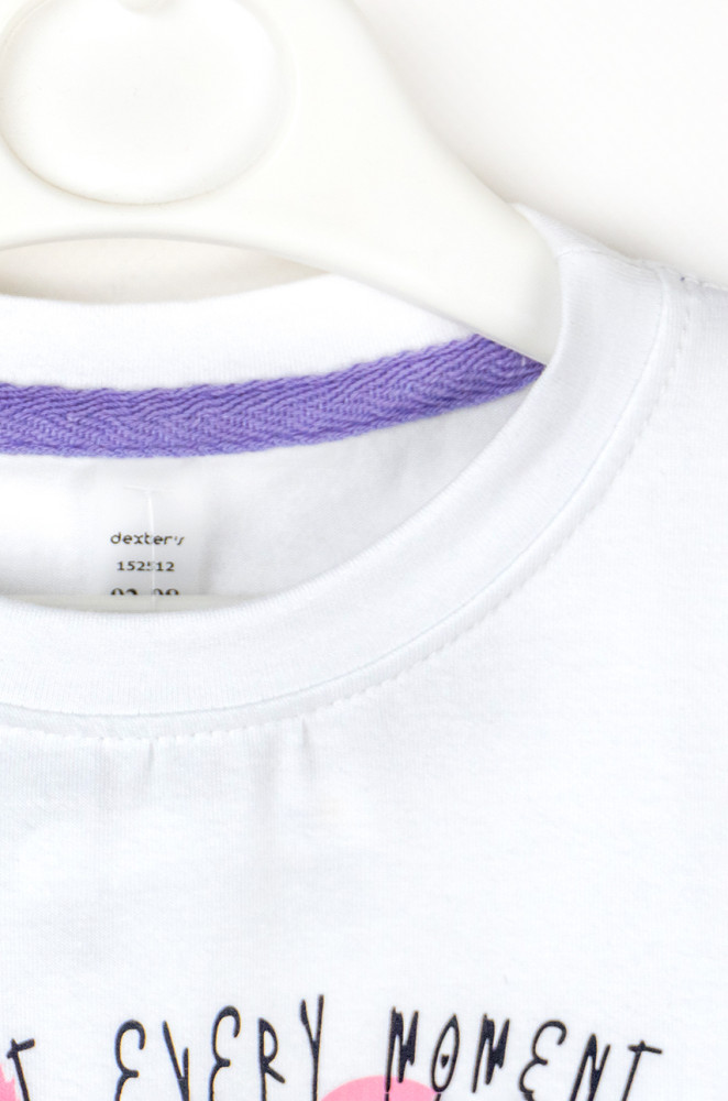 Футболка с принтом Love детская кулир