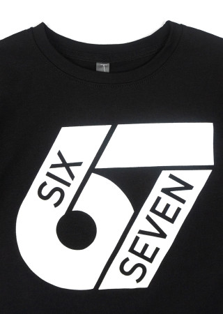 Детская футболка из кулира с модным принтом