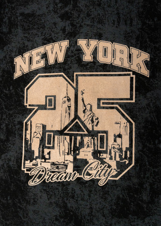 Dziecięca koszulka NEW YORK stretch kulir