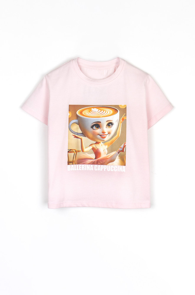 Детская футболка из кулира Ballerina Cappuccina