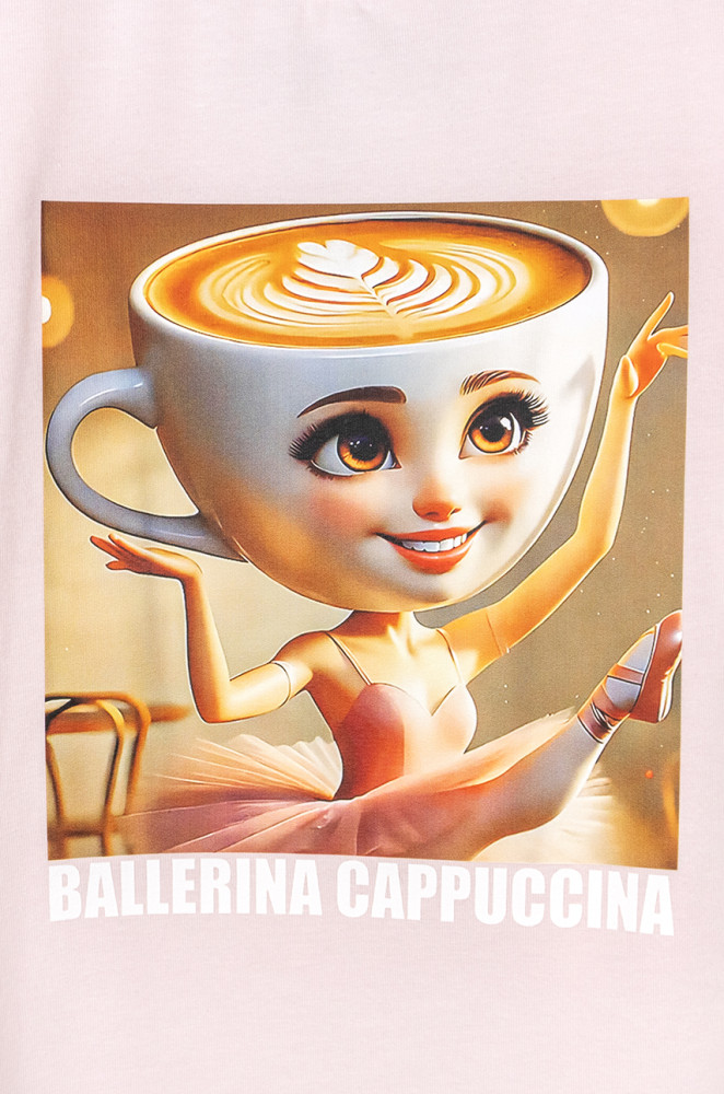 Детская футболка из кулира Ballerina Cappuccina