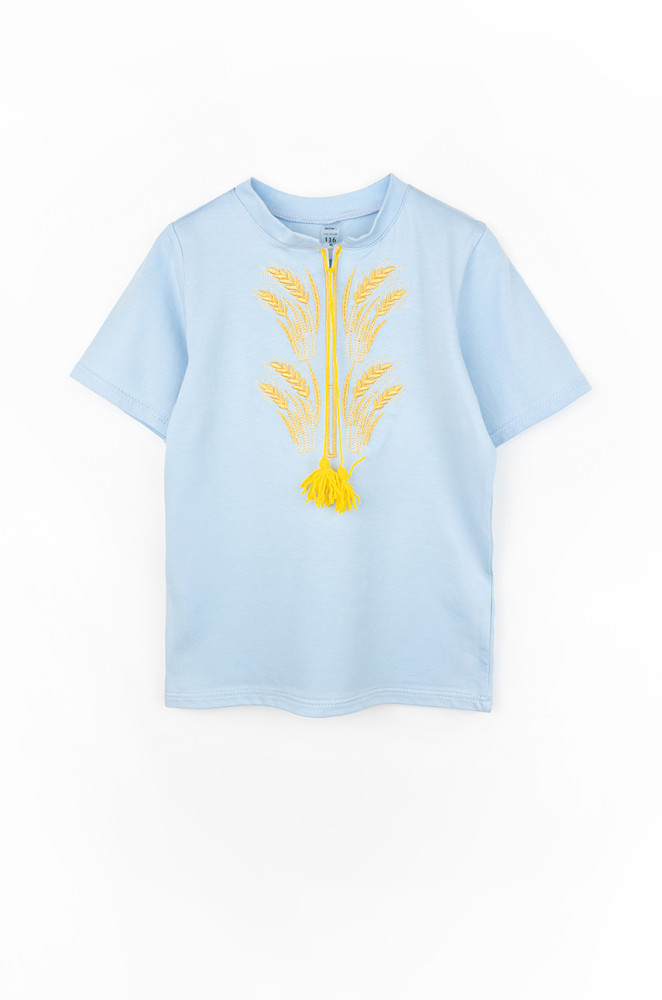 Boys T-shirt with patriotic embroidery