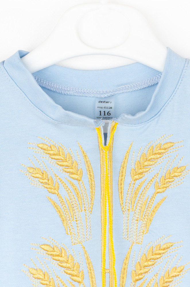 Boys T-shirt with patriotic embroidery