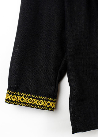 Vyshyvanka for Boy with Long Sleeves and Wheat Embroidery