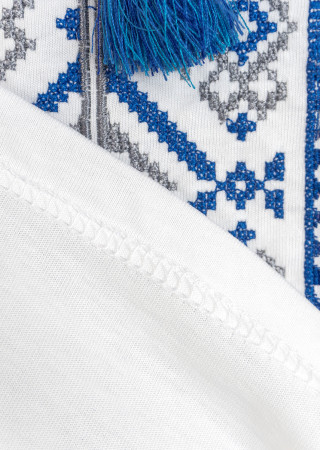 Children's short sleeve t-shirt with embroidery for school