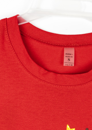 Женская новогодняя футболка с оленем