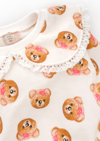 Bluza dziewczęca z meszkiem Girl Bears