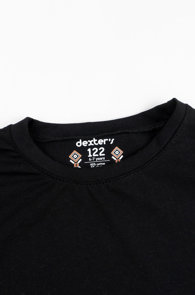 Teen Long Sleeve with Printed Sleeves and Embroidery Imitation
