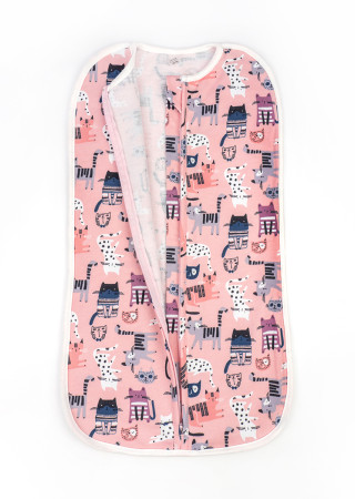 Футерна пелюшка-кокон на блискавці Cats для новонароджених