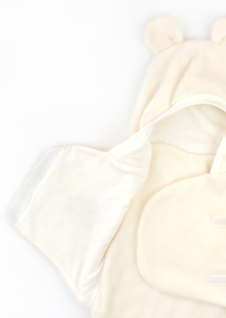 Fleece Swaddle Cocoon with Hood and Ears – Koala Print for Newborn