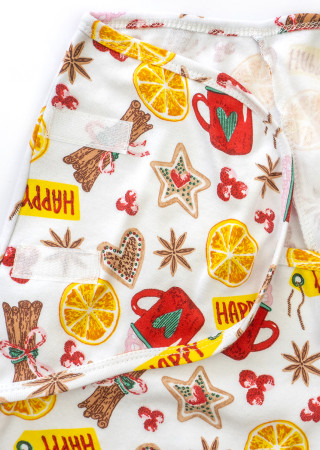 Пелюшка-кокон з інтерлоку Cinnamon на липучці