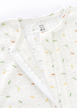 Confetti Swaddle Cocoon – Textured Interlock for Newborns